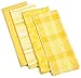 DII Daffodil Basics Dishtowels, Set of 4