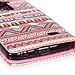 LG G Flex, E LV LG G Flex D959 / D950 / LS995 Deluxe Tribal Print PU Leather Flip Wallet/Purse Case Cover for G Flex D959 / D950 / LS995 with 1 E LV Stylus - TRIBAL