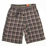 Union Bay Caspar Plaid Belted Chino Short