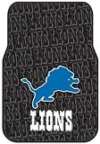 Front Car Truck SUV Rubber Floor Mats - NFL Football - Detroit Lions
