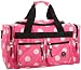 Rockland Luggage 19 Inch Tote Bag, Pink Dots, One Size