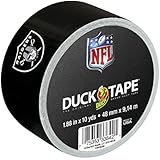 Duck Brand 281534 Oakland Raiders NFL Team Logo Duct Tape, 1.88-Inch by 10 Yards, Single Roll