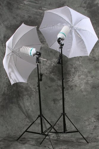 ePhoto 800 W Studio Video Film Continuous Lighting Ki	 Premium Photo Studio Continuous Light Lighting Umbrella Stand Light Kit by ePhoto INC Dk105
