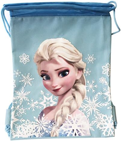 Frozen Elsa Blue String Bag and Wallet - Great Gift Set for Girls