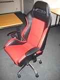 Kitchen & Housewares : Stylish Racing Car Office Seat - New - Faux Leather - Red/Black!