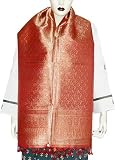 Rectangular Scarf Premium Silk Clothing Accessory India Styles