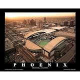 Professionally Framed Mike Smith Arizona Diamondbacks Stadium Phoenix Sports Poster Print - 8x10 with RichAndFramous Black Wood Frame