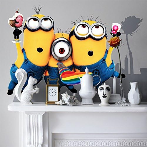 DIY Minions Despicable Me 2 Removable Wall Stickers Decal Kids Decor Home Mural Arts 13''x10''