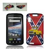 MOTOROLA ATRIX 4G PICK UP TRUCK CONFEDERATE REBEL FLAG HYBRID CASE COVER PROTECTOR SNAP ON