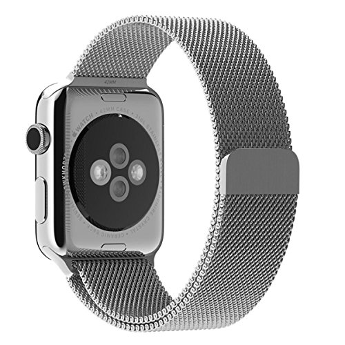Apple watch band, yearscase milanese fully magnetic clo…