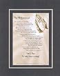 Touching and Heartfelt Poem for Inspirations - The Difference Poem on 11 x 14 inches Double Beveled Matting