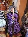 Ganz New Fiber Optic Cackling, Scary Witch - Purple - 15-3/4 inch