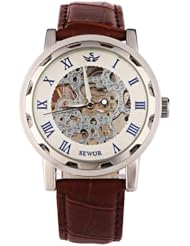 Yesurprise clock manually wound movement Mechanical Clock Men Women Wrist Watch Skeleton Watch Gift Gift reloj de montre de pulsera 1248-2