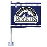 MLB Colorado Rockies Car Flag