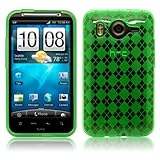 Cbus Wireless Green Diamond Flex-Gel Case / Skin / Cover for HTC Inspire 4G ....