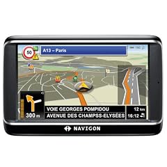 NAVIGON 40 Premium Navigationssystem (10,9cm (4,3 Zoll) Display, Europa 43, TMC, Bluetooth2.0, One Click Menu, Aktiver Fahrspurassistent, TTS)