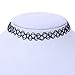 Yazilind Black Vintage Stretch Tattoo Henna Choker Hippy Necklace
