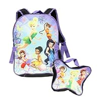 Disney Princess 12' Toddler School Backpack Featuring Bell, Snow White, Sleeping Beauty and Rapunzel