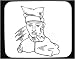 Decorated Mouse Pad with man, 