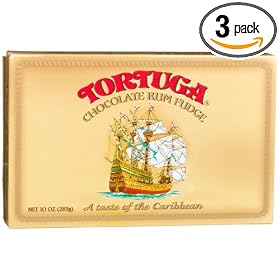 Tortuga Chocolate Rum Fudge, 10-Ounce Boxes (Pack of 3)
