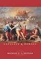 Poetic Interplay: Catullus and Horace (Martin Classical Lectures)