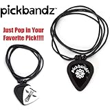 Pickbandz Necklace Silicone Pick Holder in Epic Black - Fits All
