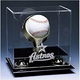 Houston Astros MLB Baseball Gold Ring Baseball Display Case