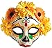 Forum Novelties Women's Day Of Dead Flower Skull Mask