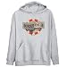 Hoodie Mens Heather Gray  Border Collie THE INVASION CONTINUES  Dogs