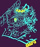 【ビックリマン】GEE！限定 サタンマリアグラフィックTシャツ (限定カラーver.) サイズ：S / MAT PURPLE