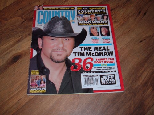 Country Weekly Magazine-May 8, 2006 issue-Tim McGraw. The Real Tim McGraw.
