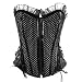 Poizen Industries Korsage VENUS CORSET black/polka