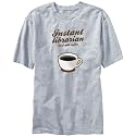 T-Shirt Mens Heather Gray Instant Librarian, just add coffee Occupations