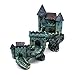 Dimart Super Magical Simulation European Villas Castle Aquarium Ornament Fish Tank Decorations Blue