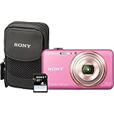 Sony Cyber-Shot DSC-WX70BDL 16.2MP CMOS Digital Camera with 4 GB Memory Card and Case (Pink) (2012 Model)