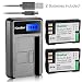 Kastar Battery (X2) & LCD Slim USB Charger for Olympus BLM-1, BLM-01, PS-BLM1 and Olympus C-5060, C-7070, C-8080, E-1, E-3, E-30, E-520, EVOLT E-300, E-330, E-500, E-510 Camera