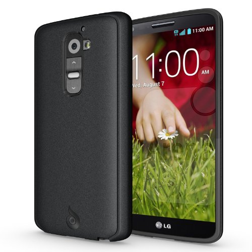 LG G2 Case (AT&T, Sprint, T-Mobile) - Diztronic Full Matte Flexible TPU Case for LG G2 (AT&T, Sprint, T-Mobile Only) - Matte Black - (AG2-DM-BLK)