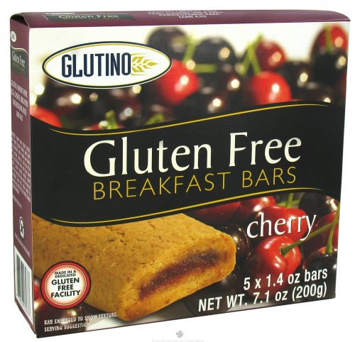 Glutino – Gluten Free Breakfast Bars Cherry – 7.1 oz.