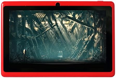 Yuntab 7" Q88 Allwinner A23 Capacitive, Google Android 4.4 ,Tablet PC with Dual core and Dual Camera Google Play Pre-loaded, External 3G ,3D-Game Supported 5 Point Multi Touch Screen (Red)