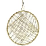 Kenneth Jay Lane Gold And Crystal Circle Wire