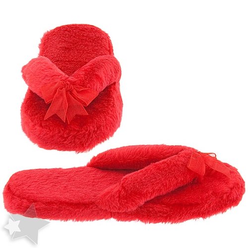 Red Thong Slippers for Women