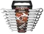 GearWrench 85198 8 Piece SAE XL Ratcheting Combination Wrench Set