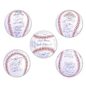 Mounted Memories Philadelphia Phillies Autographed 20 Signatures 2008 World Series Baseball