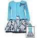 Toddler Girls Fall Clothing TURQUOISE Dress Set RARE EDITIONS Girl Outfit 2T-4T