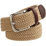 Dockers Big Boys' Braided Elastic-Web Stretch Belt