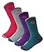 4&5Pack Women Full Cushion Hiking/Camping/Trekking Crew Socks