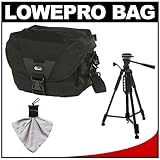 Lowepro Stealth Reporter D100 AW Digital SLR Camera Bag/Case (Black) + Trip ....