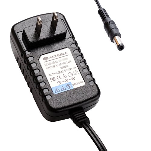 Antoble® Ac Adapter Power Charger for Portable DVD Player Fits Philips Axion Sony Insignia Durabrand GPX Toshiba Fisher Price Disney Sylvania Accurian Phillips Walata Venturer Coby Nortech Media Haier Polaroid Audiovox Trutech Pioneer Panasonic Dynex Curtis Mintek Verezano Azend Lexibook Disney Cars Envizen Qfx Disney Princess