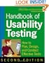 Handbook of Usability Testing: Howto Plan, Design, and Conduct Effective Tests