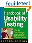Handbook of Usability Testing: How to Plan, Design, and Conduct Effective Tests